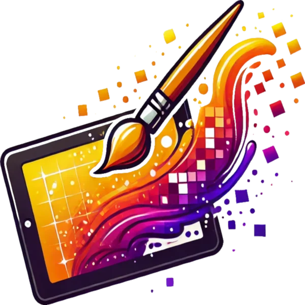 Logo firmy nadrukislupsk.pl – połączenie sztuki i nowoczesnego designu.